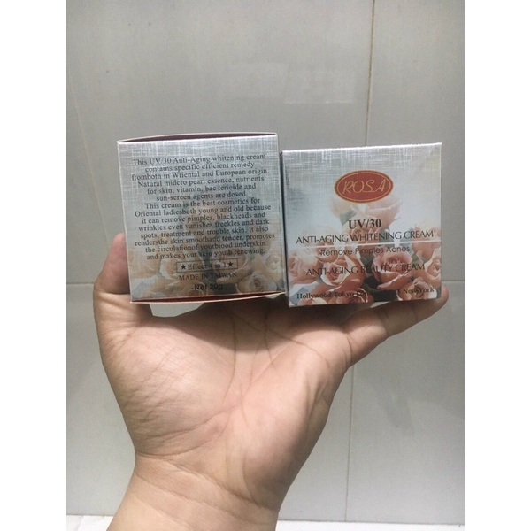 Kem Rosa trắng da chống lão hoá UV30 20g