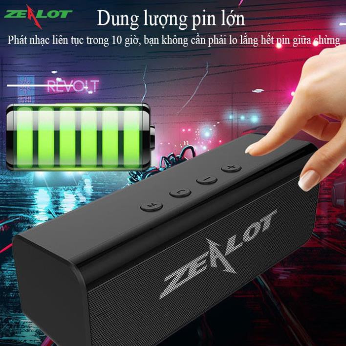 Freeship Loa bluetooth mini di động Zealot ngoài trời S31 kết nối với điện thoại máy tính nghe nhạc cực hay