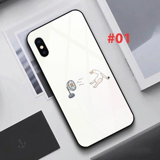 Ốp lưng kính Samsung Galaxy Note 8 Note 9 Note 10 Note 10 Plus in hình CUTE