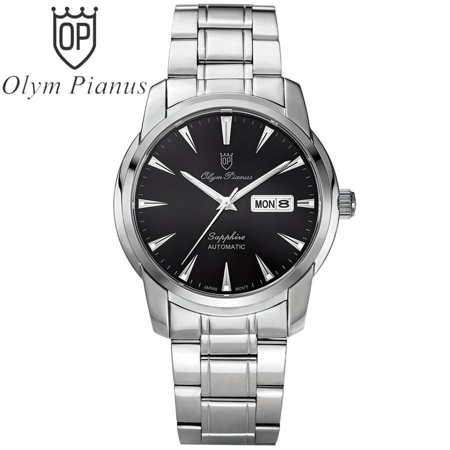 Đồng hồ nam mặt kính sapphire Olym Pianus OP990-05AMS đen