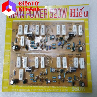 Mạch công suất 16 sò 520w Hiếu-2 vế