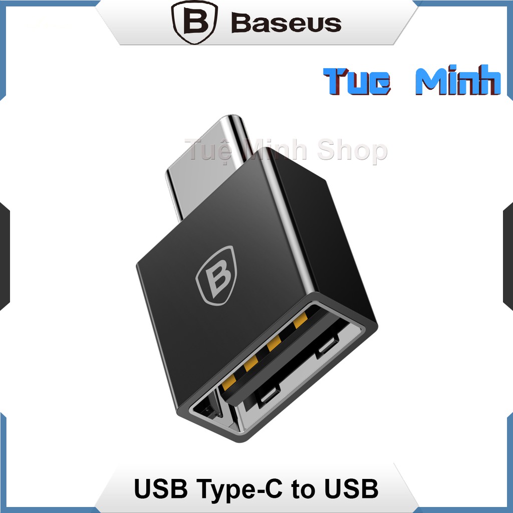 Adapter chuyển đổi từ cổng USB ra cổng USB Type-C Exquisite Baseus