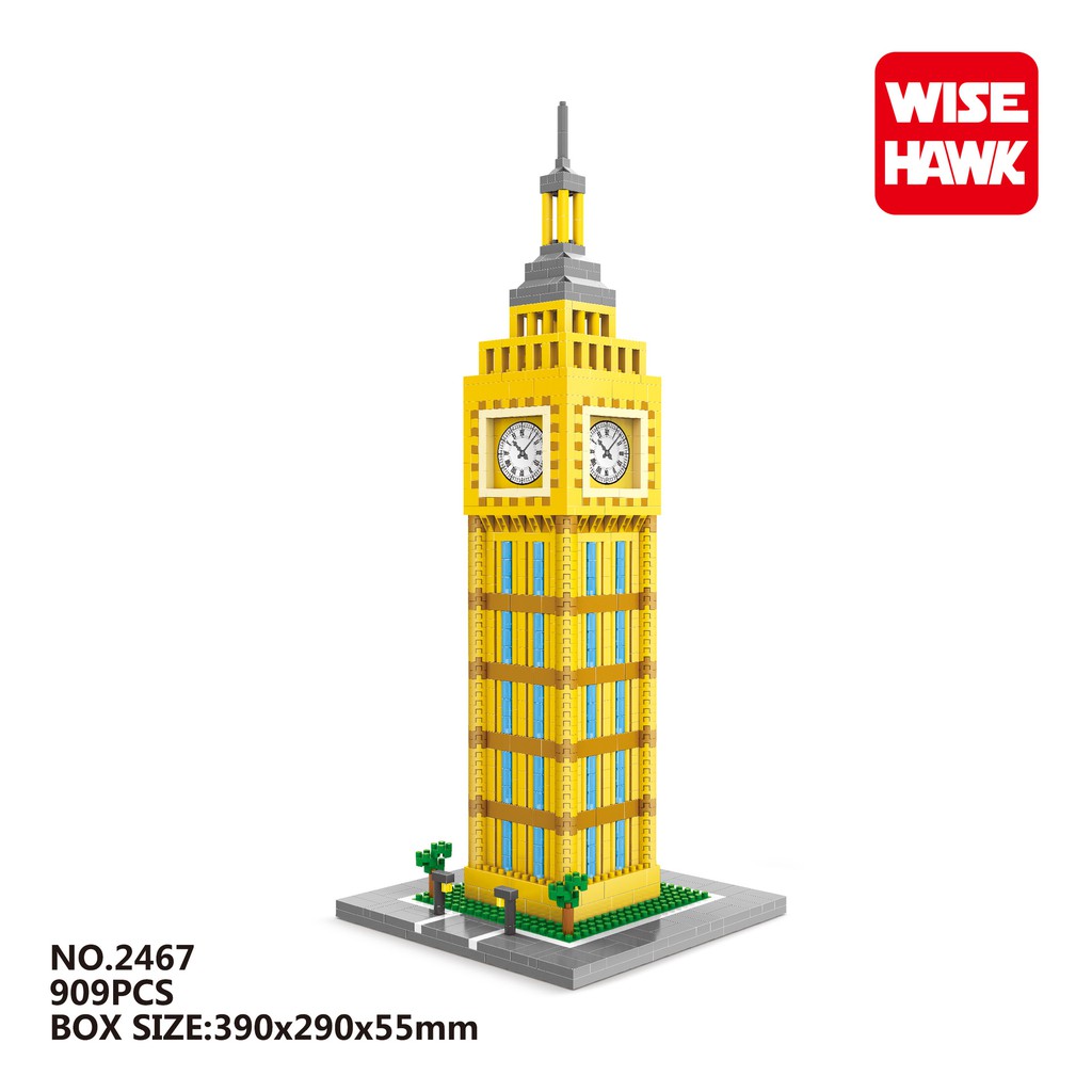 Lego nano WISE HAWK 2457-2468 kỳ quan thế giới NLG0134 EM