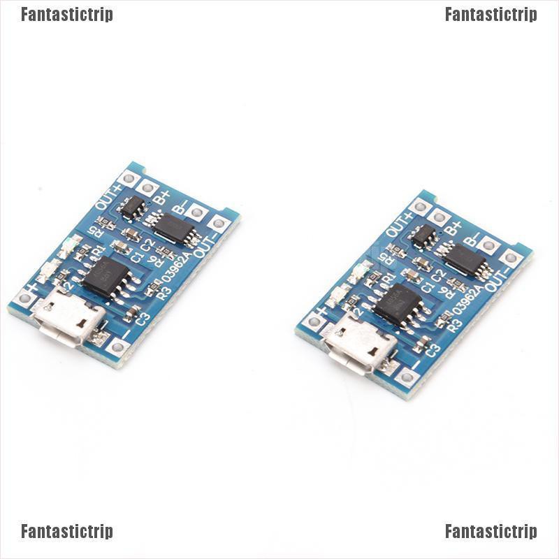 Bộ 2 Mô Đun Bảo Vệ Pin TP4056 5V 1A 18650