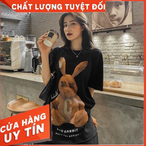 Áo Thun tay lỡ Bad Rabbit [ FREESHIP - GIÁ XƯỞNG ] 100% cottom Form UNISEX | BigBuy360 - bigbuy360.vn