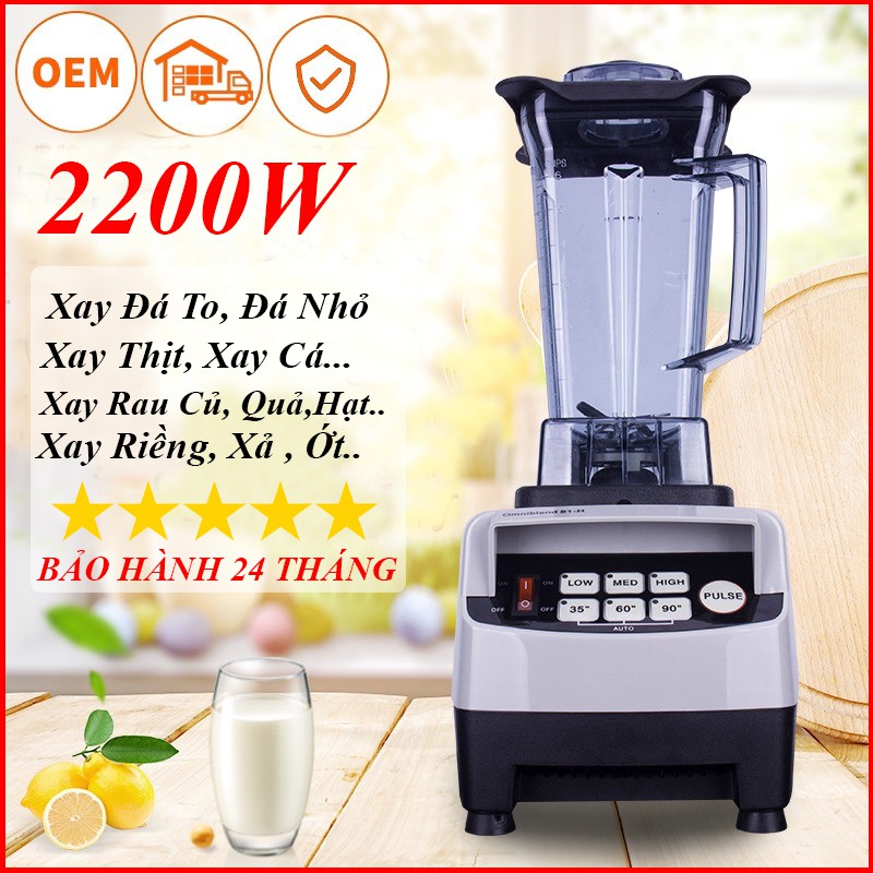 [ Giá Sỉ ] Máy Xay Sinh Tố Công Nghiệp Omniblend V81 - H2021, Máy Xay Kinh Doanh Chuyên Nghiệp