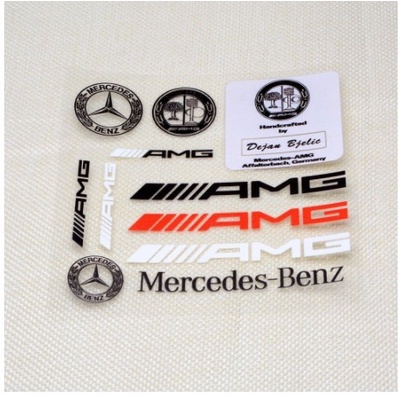 Decal Chất Lượng Cao Dán Xe hơi ô tô Mercedes Amg  dòng class C180 C200 C250 C300 E200 E250 E300
