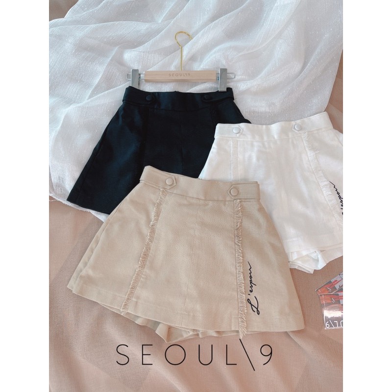 Quần váy thêu chữ L’époir chất liệu line mát mẻ cá tính | BigBuy360 - bigbuy360.vn