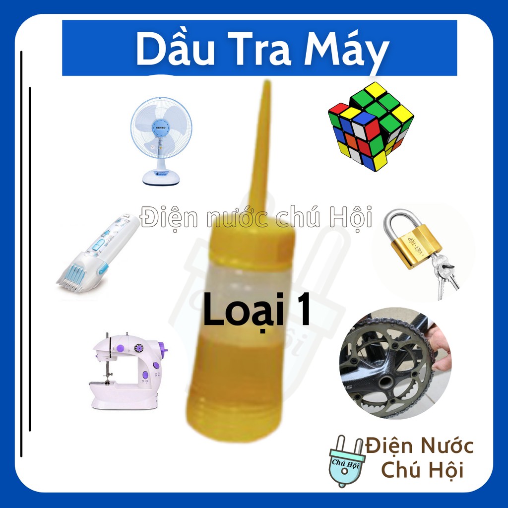 Dầu Tra Đa Năng, Động Cơ, Quạt Điện, Máy May Điện nước chú Hội
