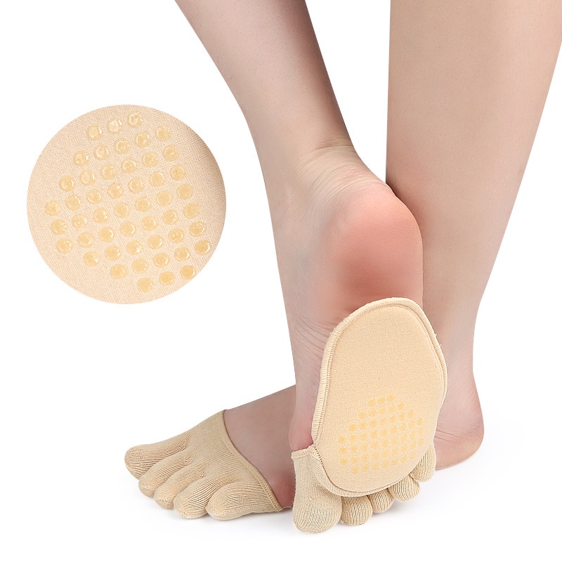 [Mới] Vớ Nửa Bàn Chân Chống Mài Mòn / Chống Trượt Mềm Mại Thoải Mái Để Mang Giày Cao Gót