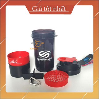 Bình lắc shaker 3 ngăn Smartshaker Jay Cutler 800ml