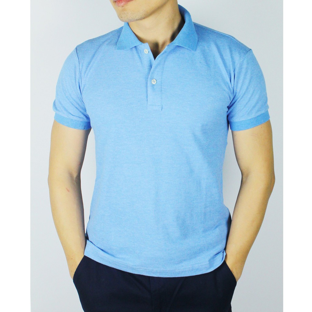 Áo phông nam màu trắng - Áo thun nam có cổ chất cá sấu cao cấp hàng đẹp xuất dư co giãn tốt siêu sale