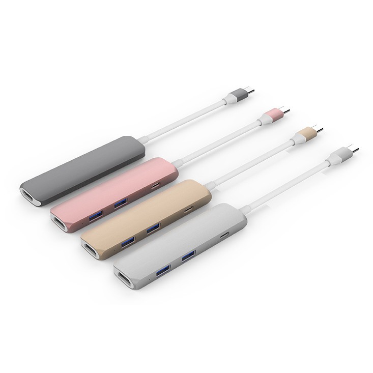 [Cho Macbook Pro] HUB USB TYPE-C Cổng chuyển HyperDrive HDMI 4K GN22B – Follow HIBUCENTER Giảm 5%