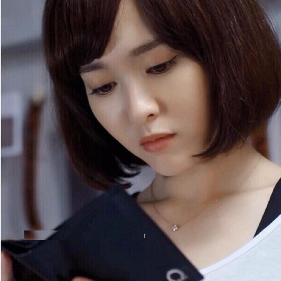 Bộ trang sức Dây chuyền và Hoa tai đính xoàn lóng lánh mạ lớp vàng 18k  sang trọng vĩnh viễn không đen