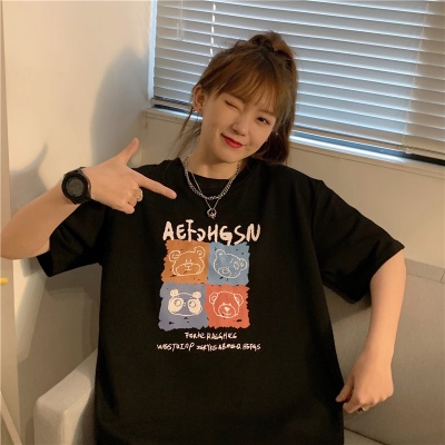 Áo thun NZN tay ngắn dáng rộng thiết kế mới thời trang mùa hè dành cho nữ