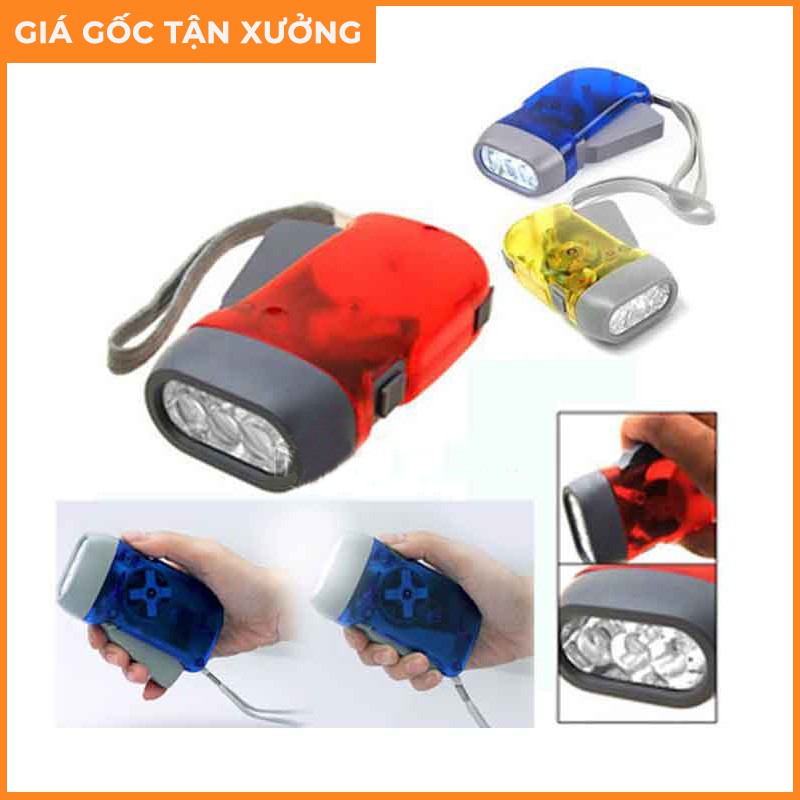 Đèn Pin Bóp Tay Mini❤️FREE SHIP❤️Đèn pin siêu sáng, Thiết kế nhỏ gọn, Tiện lợi