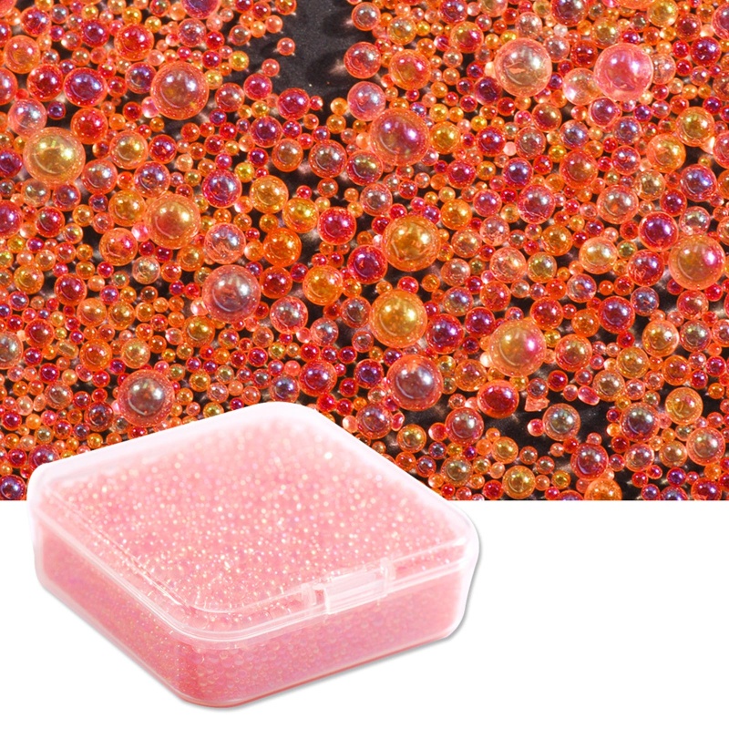 [Hàng mới về] Hạt nhiều màu sắc tùy chọn 90g chuyên dùng cho trang trí móng tay 3D