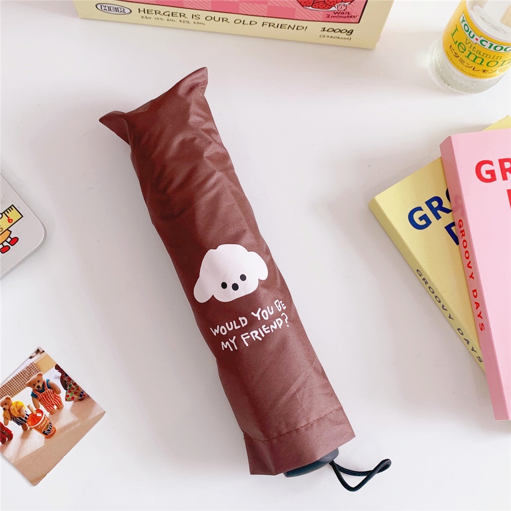 Ô dù che nắng che mưa siêu cute - UniLabel
