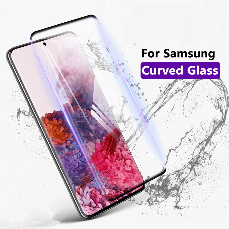 Kính Cường Lực 9d Bảo Vệ Màn Hình Cho Samsung Galaxy S20 Ultra S10 Plus Lite A50 A51 A71 Note 10 Plus