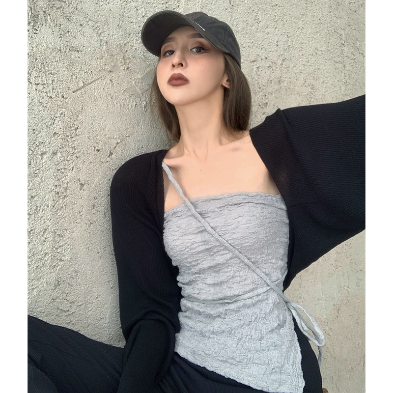 Áo Ống Đan Len Thời Trang Mùa Hè Quyến Rũ Dễ Phối Đồ Cho Nữ