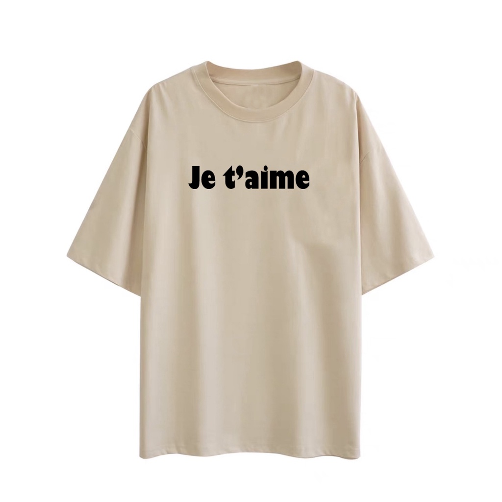 Áo thun Stee Je t'aime CVC - Giá sỉ Unisex