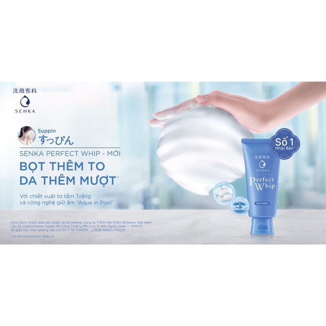 Sữa rửa mặt trắng da chiết xuất tơ tằm Perfect Whip [NOON Fashion]