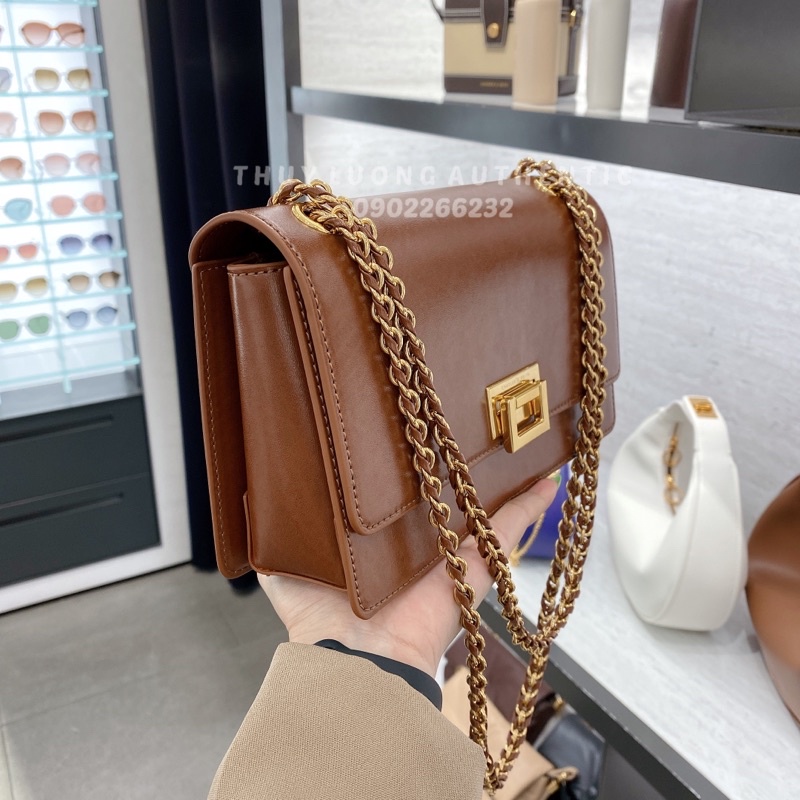 Túi xách Charles and Keith màu nâu CK2-20840464-10