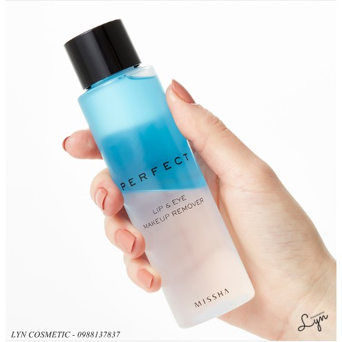 TẨY TRANG MẮT MÔI MISSHA PERFECT LIP & EYE MAKEUP REMOVER