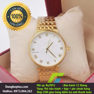 Đồng hồ nam mặt rồng Baishuns vàng trắng + TẶNG VÒNG TỲ HƯU + TẶNG PIN DỰ TRỮ thumbnail