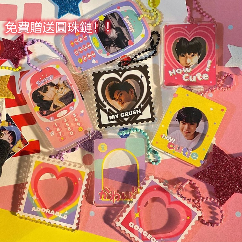 Khung đựng ảnh kpop treo điện thoại 1 inch chất lượng cao