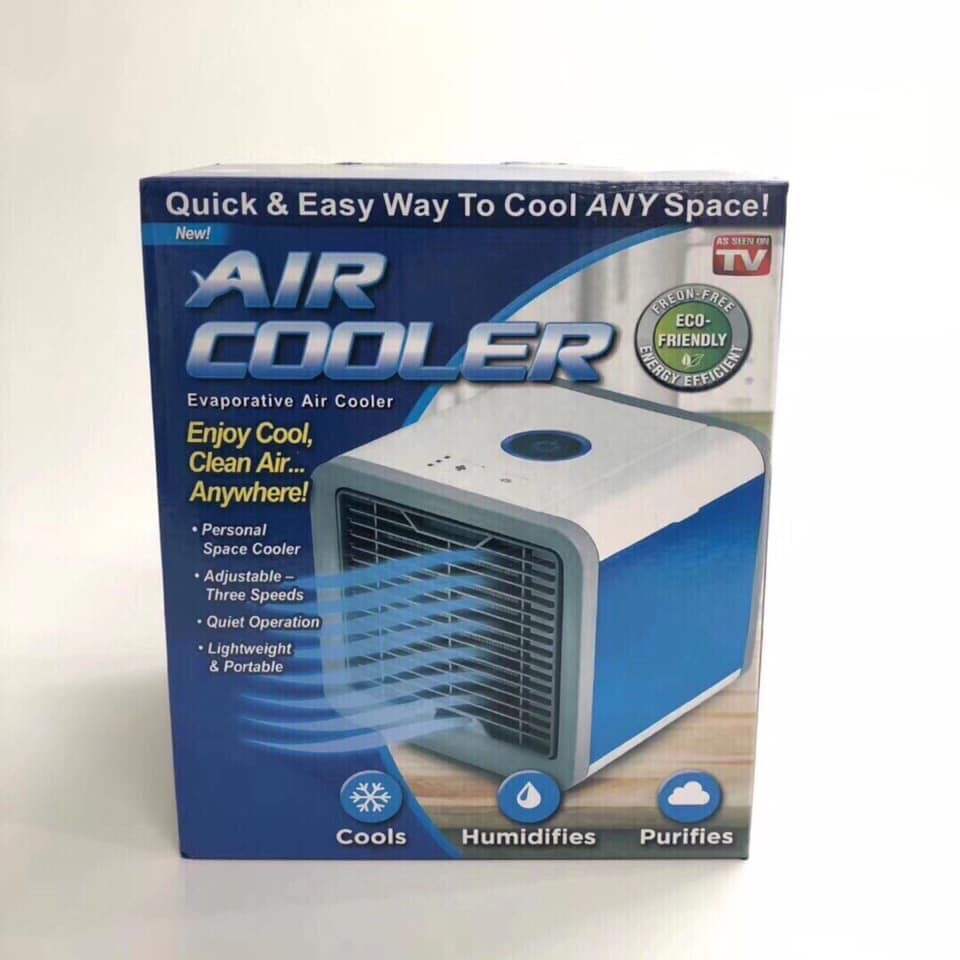 [ CHÍNH HÃNG ][ XẢ HÀNG ] Quạt điều hoà mini AIR COOLER SIÊU TIỆN DỤNG + Tặng lấy dáy tai có đèn trị giá 15k -   H3C