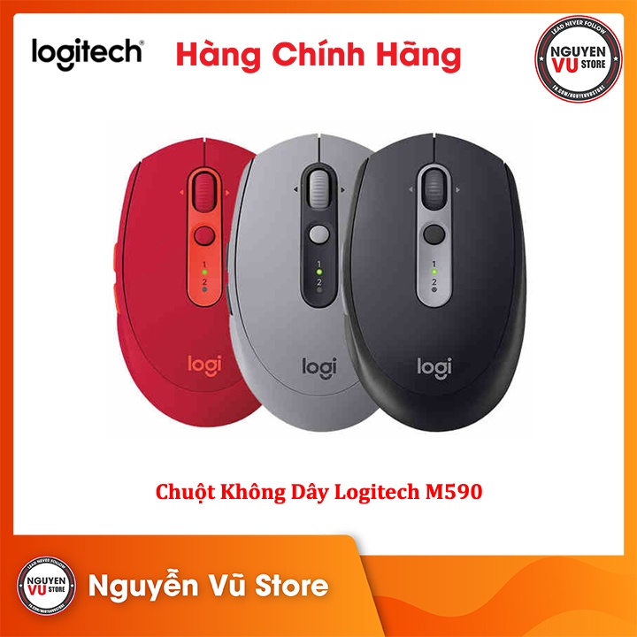 Chuột vi tính Logitech M590 Wireless/Bluetooth - Hàng chính hãng