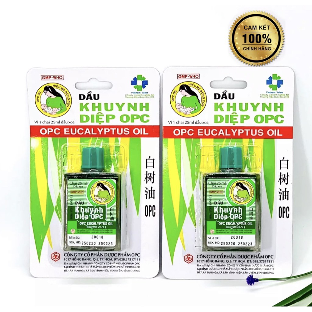 Chính Hãng OPC - Dầu Khuynh diệp OPC cho bé - Dầu khuynh diệp mẹ bồng con 25ml