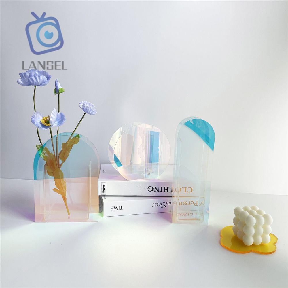 Bình Hoa Treo Trang Trí Văn Phòng|Chậu Hoa Bằng Acrylic Dùng Trang Trí Đám Cưới Phong Cách Hiện Đại