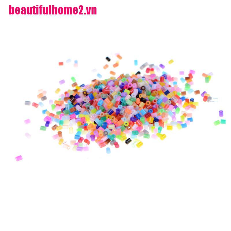 Bộ 1000 Hạt Nhựa Nhiều Màu Sắc Kích Thước 2.6mm