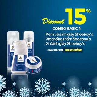 Combo basic 4 chăm sóc giày hoàn hảo