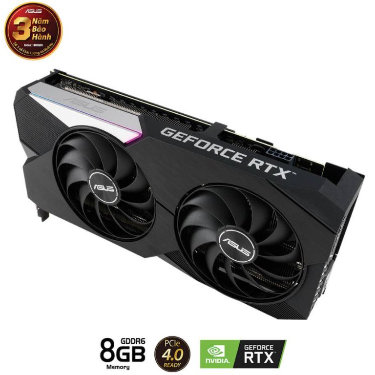 Card màn hình Asus DUAL GeForce RTX™ 3060Ti O8G – 8GB GDDR6