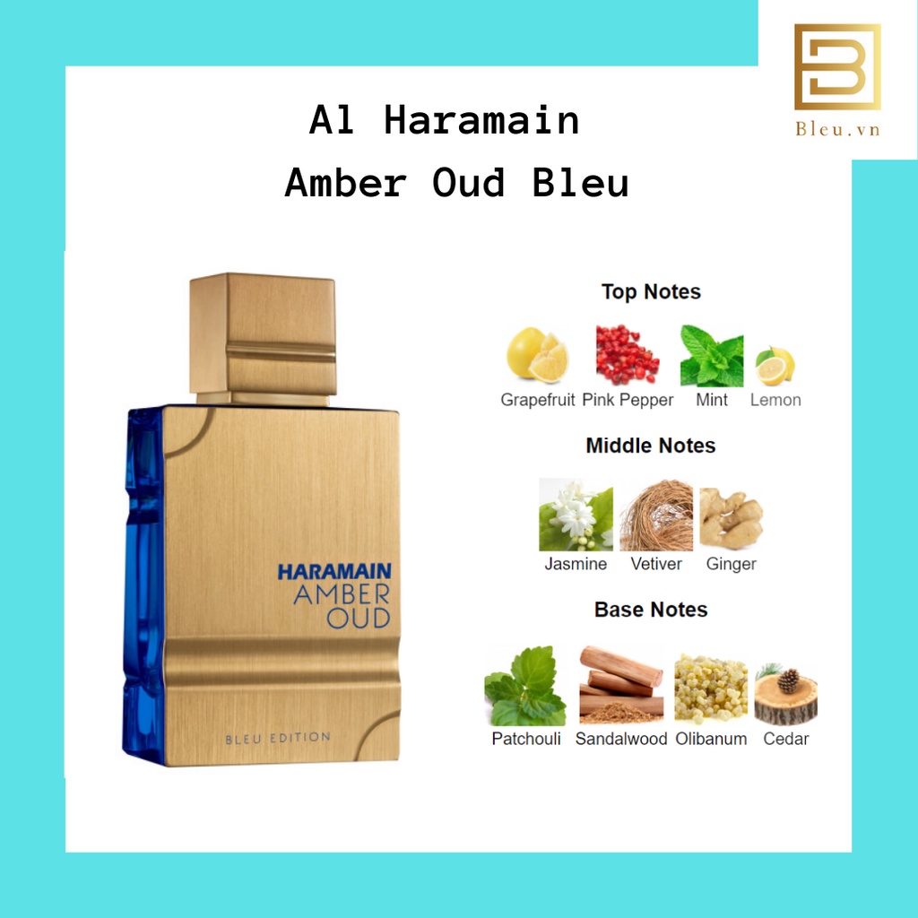 Nước hoa nam Al Haramain Amber Oud Gold - Oud Tobacco - Oud Bleu - Oud Carbon