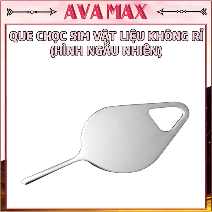 Que Chọc Sim Có Móc Vật Liệu Thép Không Rỉ An Toàn Tiện Lợi