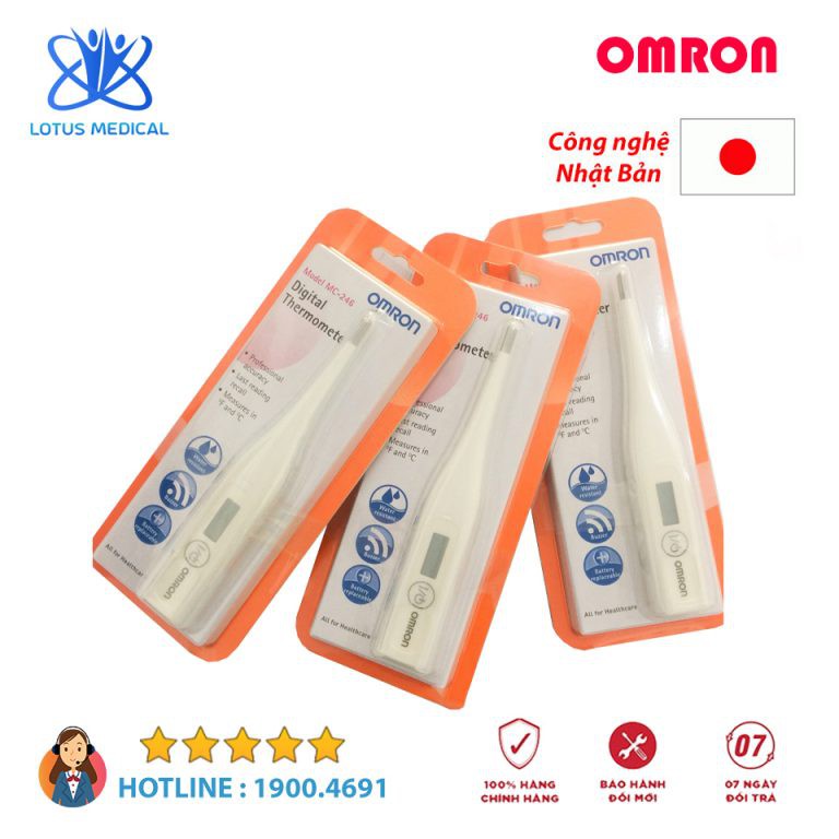 Nhiệt kế điện tử OMRON MC246 - Nhiệt kế điện tử, đo nhanh, không thủy ngân