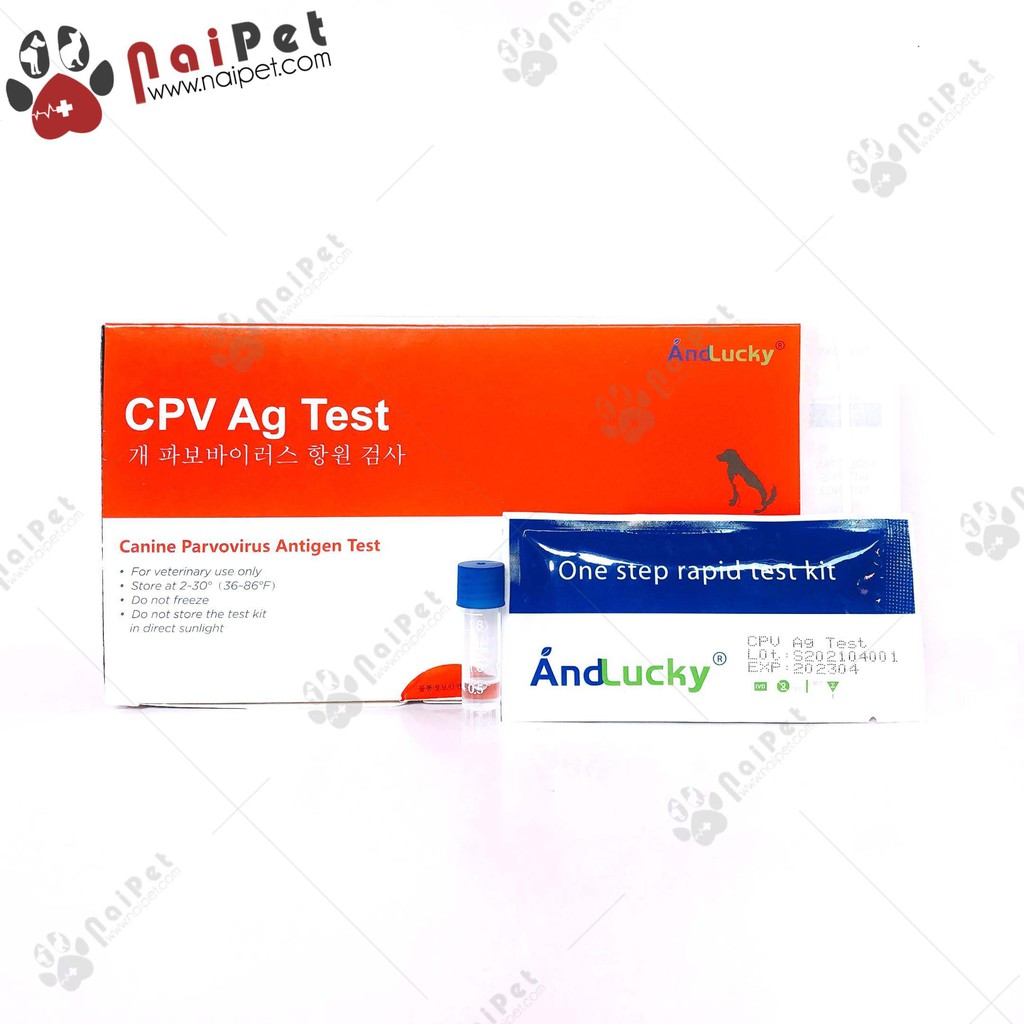 Que Test Xét Nghiệm Bệnh Care CDV Và Parvo CPV Ở Chó Ag Test Kit Careside Của Hàn