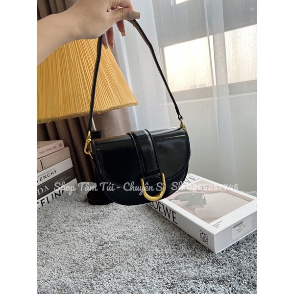 Túi xách móng ngựa size 18cm ảnh thật shop chụp hàng hottrend