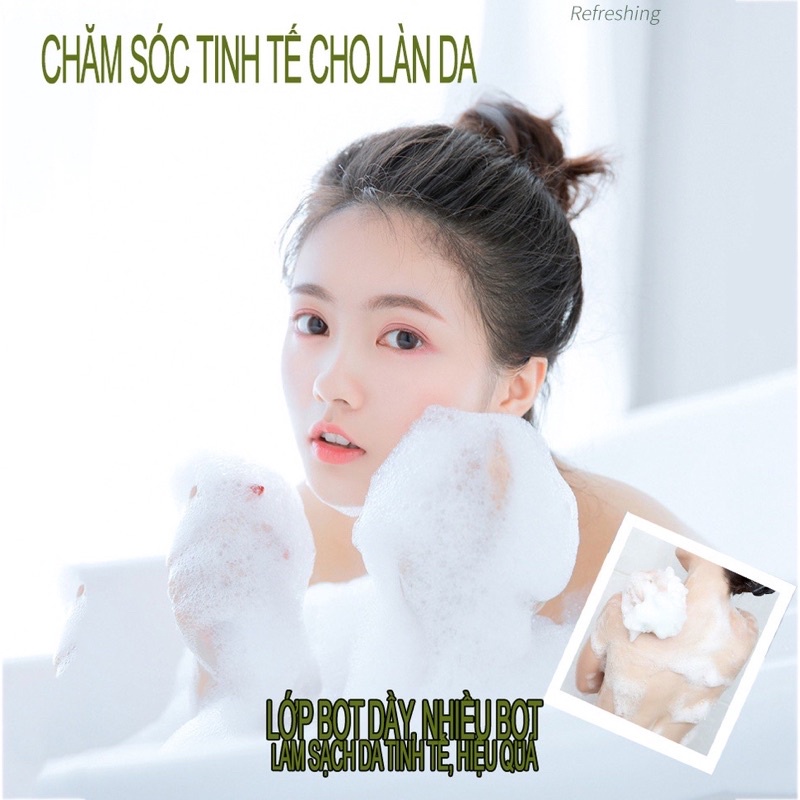 Sữa tắm nước hoa nam nữ Heyxi sạch sâu cho da mụn da khô 300ml nội địa Trung ST01