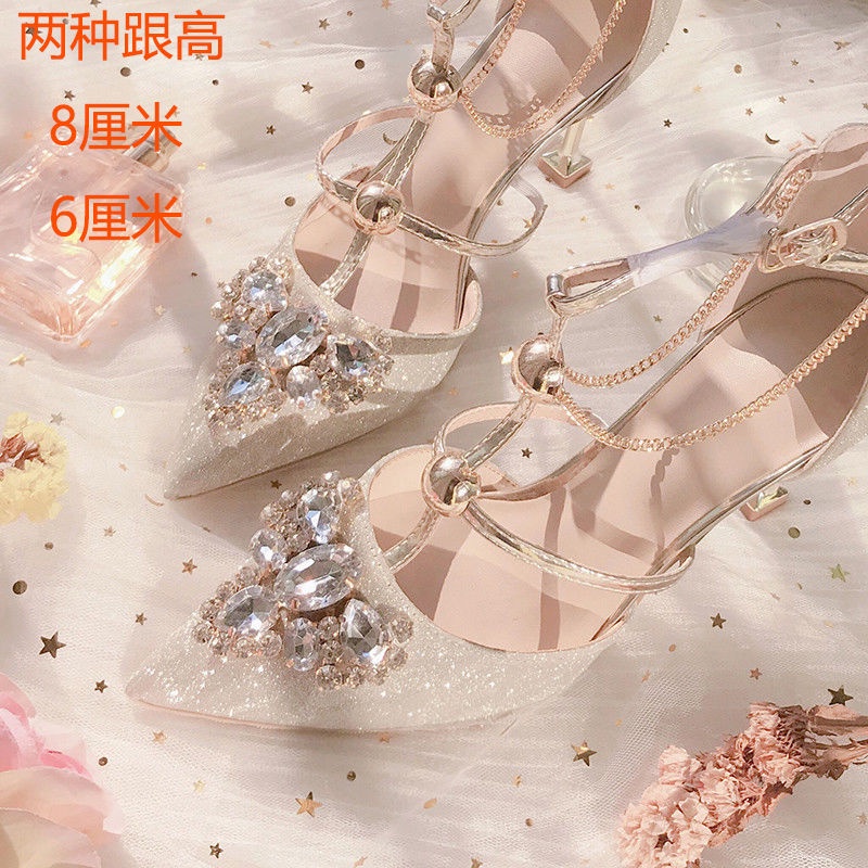 Giày cao gót thiết kế sang trọng phong cách mùa xuân quyến rũ cho nữ