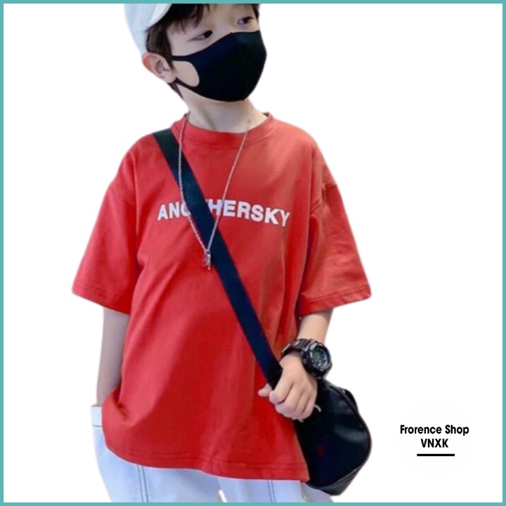 Áo Thun Bé Trai Cao Cấp Từ 4-10 Tuổi Vải Cotton Co Giãn 4C Mềm Mịn Thoáng Mát Size 9-14