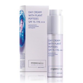 (CHÍNH HÃNG) Kem dưỡng chống lóa Experalta Platinum Day cream with plant peptides SPF 15 / PA +++ Siberian 50ml