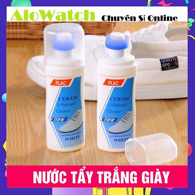 Chai Tẩy Trắng Giày Đa Năng Có Đầu Chùi - Nước Lau Giày Siêu Sạch