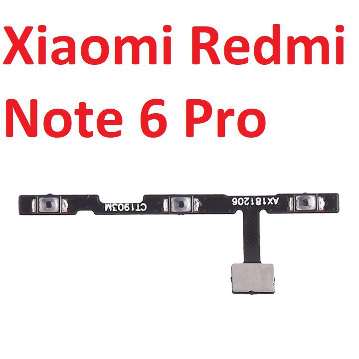 Dây Nút Nguồn Âm Lượng Volume Xiaomi Redmi Note 6 Pro Chính Hãng