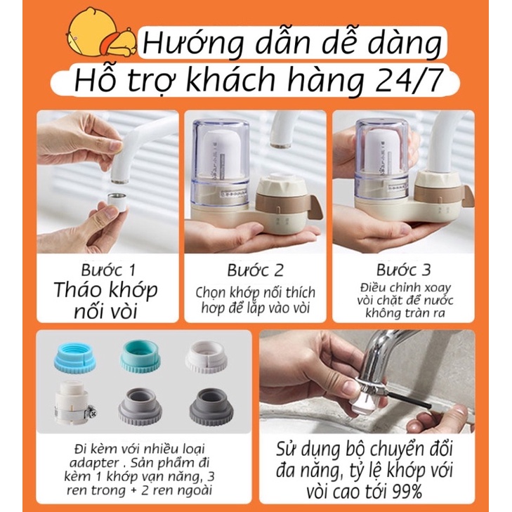 Bộ lọc nước , vòi lọc nước trực tiếp dành cho hộ gia đình chính hãng BEAR