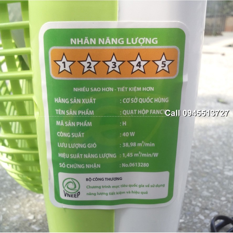 Bảo Hành 12 Tháng Quạt hộp Fancy B300 6 cánh 30 cm 55W | BigBuy360 - bigbuy360.vn